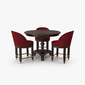 3D Dining Table Set