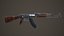 Ak-47 LowPoly Game Ready
