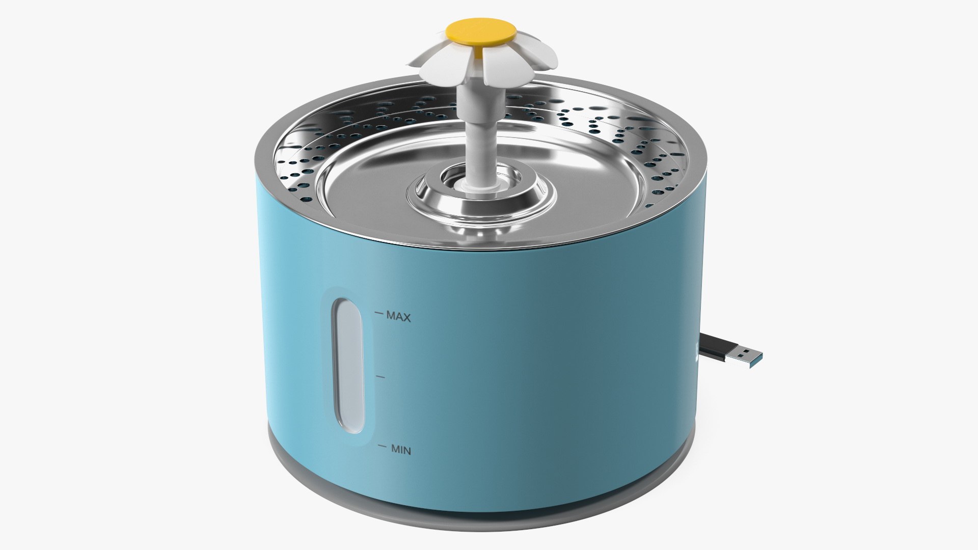 Pet Water Fountain 3D model preview