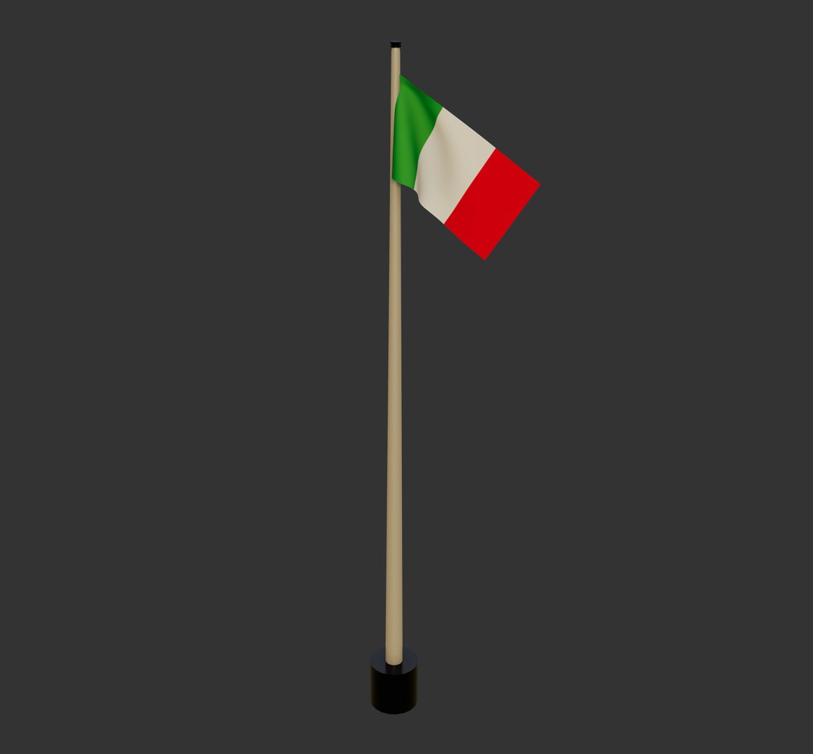 3D Italian flag https://p.turbosquid.com/ts-thumb/Jx/6kMA8V/t3/flag6/jpg/1726399114/1920x1080/fit_q87/f776fe1c2def4507c369b1d5967975ba4eeedf7b/flag6.jpg