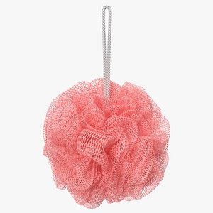 Mesh Bath Sponge with Hang Rope