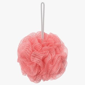 Mesh Bath Sponge with Hang Rope