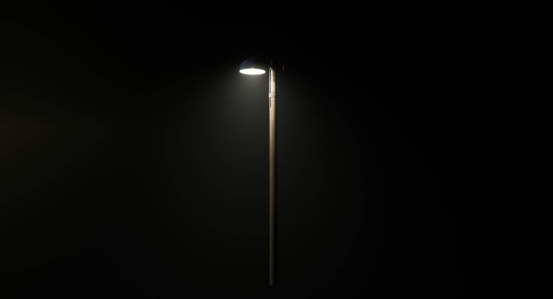 Wooden light pole 3D - TurboSquid 1360634