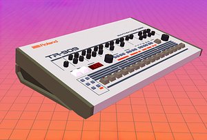 Roland TR-909 Rhythm Composer 3D