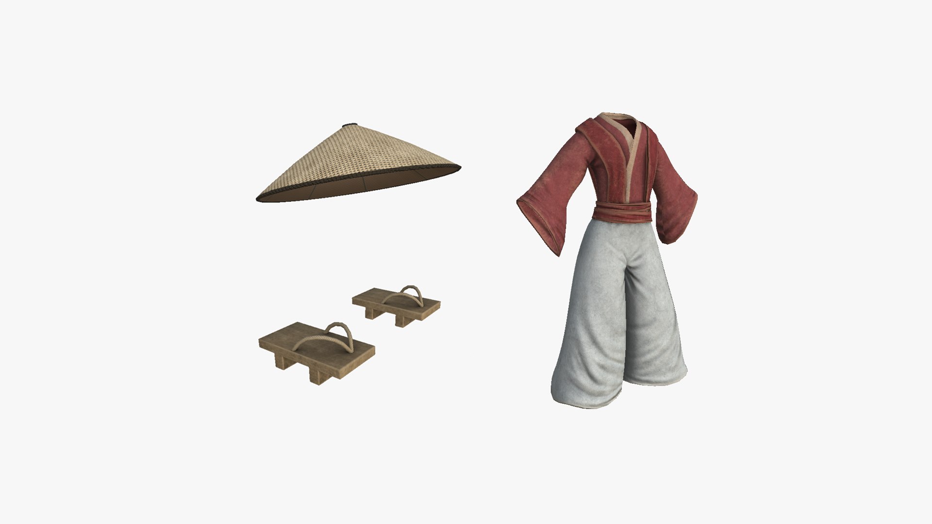 Samurai Old Outfit A06 Red - Character Clothing Design 3D model https://p.turbosquid.com/ts-thumb/Jx/FzkjHh/QF/r62/png/1705617760/1920x1080/fit_q87/ad57529ab566254b5065f771357c03713fa079c9/r62.jpg