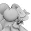 orange fruit 3D model