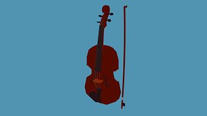 Violin 3D model