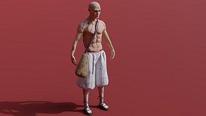 3D model Fighter character