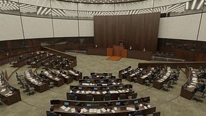 VR Conference Room  Council  Parliament  Control Room model