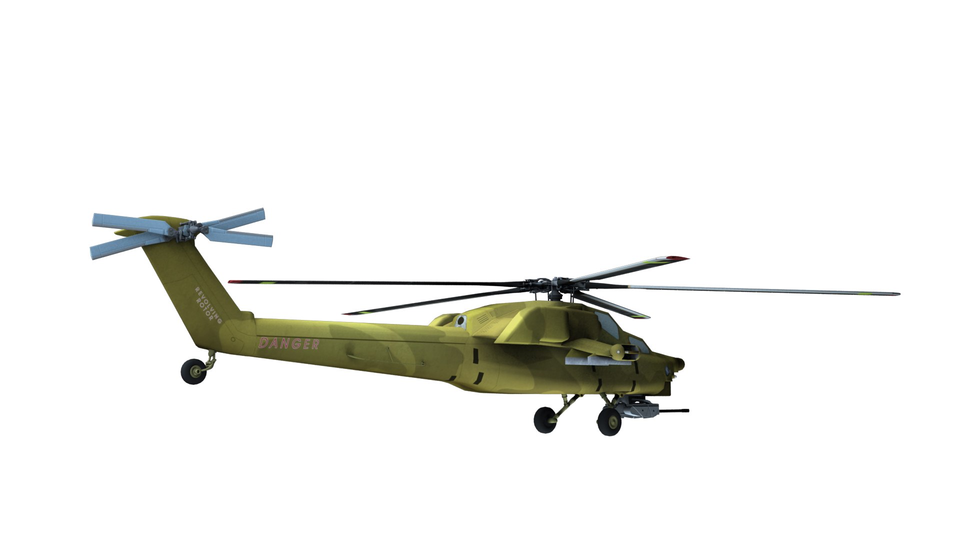 3d Mi 28 Helicopter