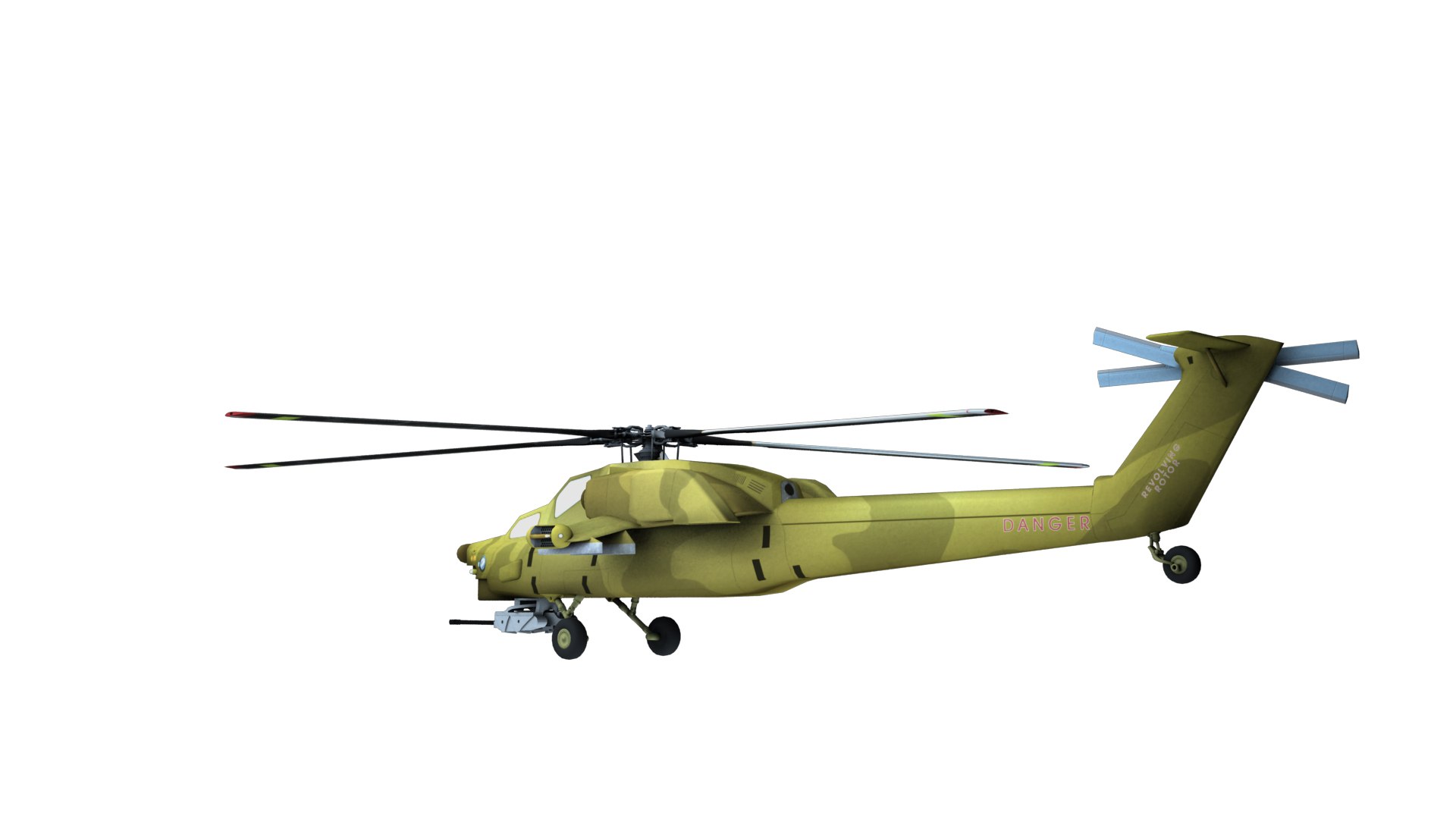 3d Mi 28 Helicopter