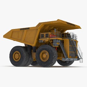 Liebherr T 282C Mining Truck 3D model