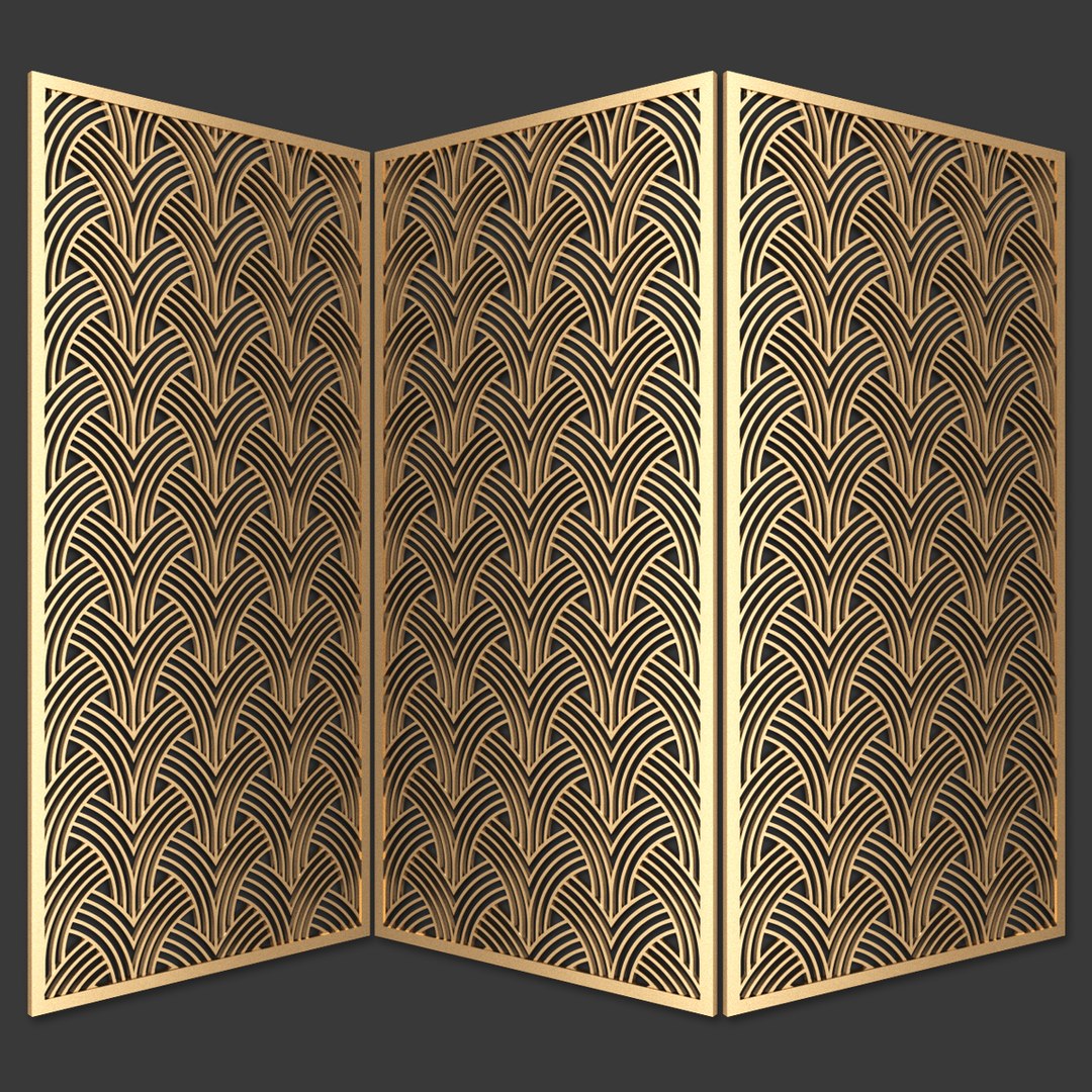Decorative partitions model - TurboSquid 1518665