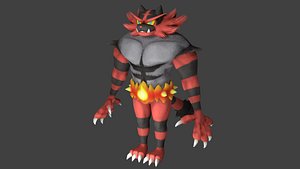 INCINEROAR PBR RIGGED
