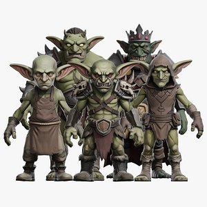 Stylized Goblin Characters Pack