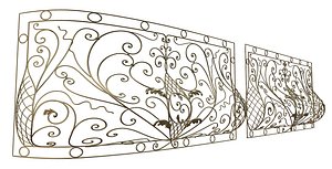 Balcony forging