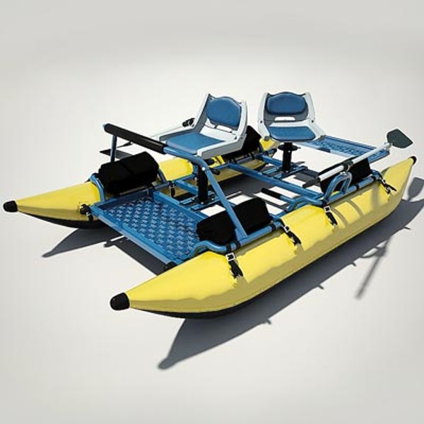 modèle 3D de Bateau ponton de pêche gonflable de 3DRivers - TurboSquid  455250