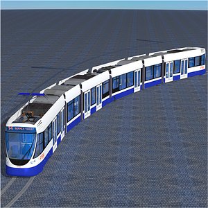 tpg tram genf - stadler tango leman - be 6-10 3D model