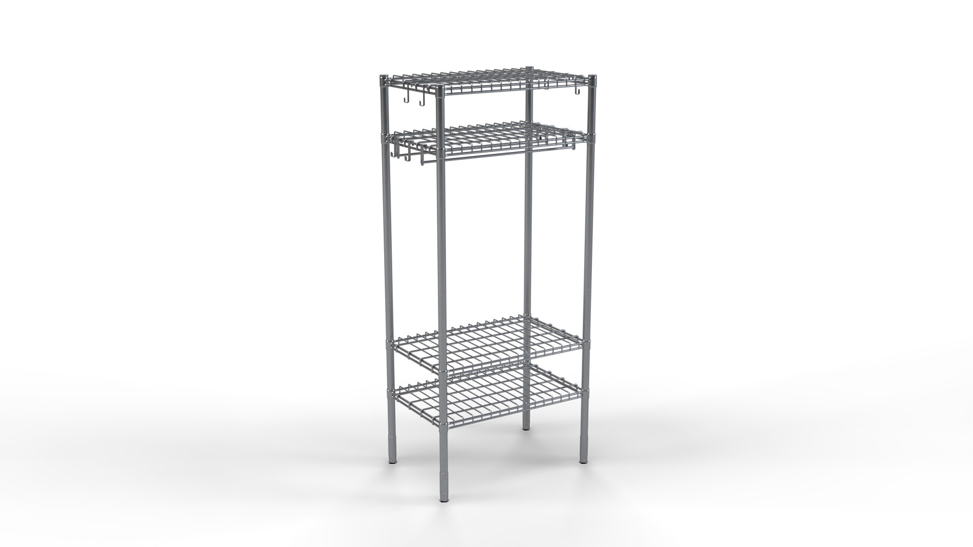 3D Stainless Steel Wire Rack - TurboSquid 2296232