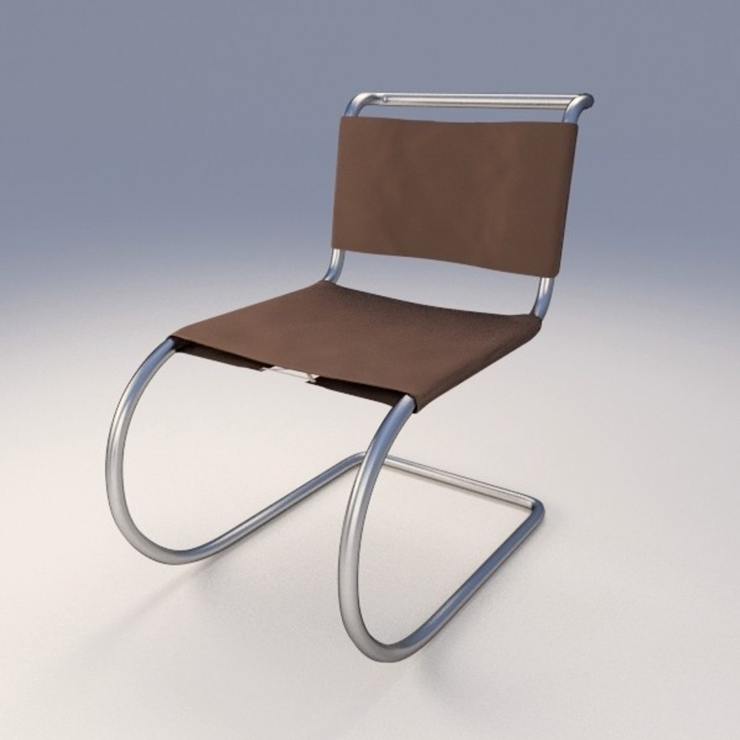 3d Model Mr Chair Mies