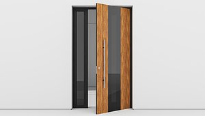 Aluminium door 140 3D model