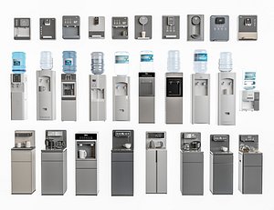 3D model water dispenser Instant hot water dispenser Water cooler