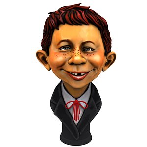 3d model alfred e neuman