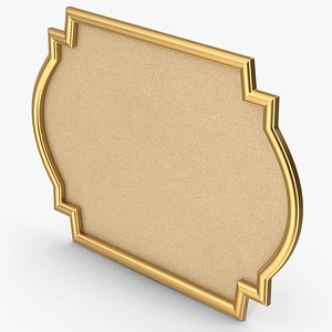 3D model Gold Picture Frame