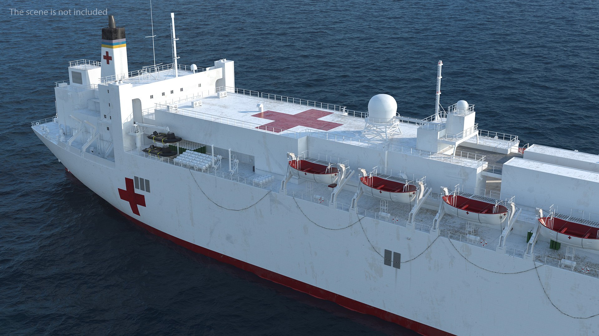 Usns mercy t ah 3D model - TurboSquid 1605795