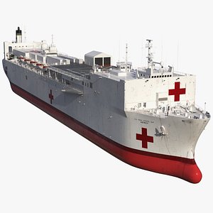 USNS Mercy T AH 19 Hospital Ship