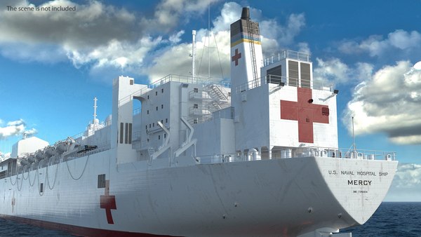 Usns mercy t ah 3D model - TurboSquid 1605795