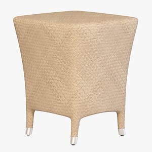 Amari Traditional Outdoor Rattan Side Table By Janice Feldman