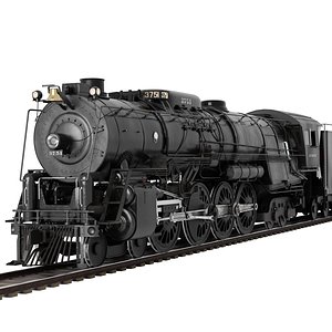 Santa Fe 3751 Steam Locomotive