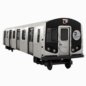 3D subway train