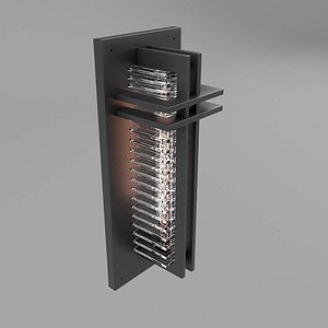 3D model Wall Lamp Black