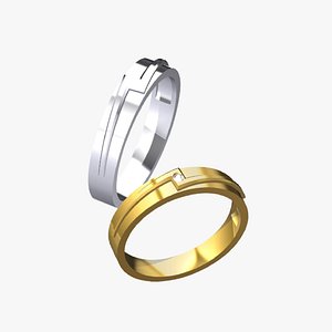 wedding ring 64 3D model