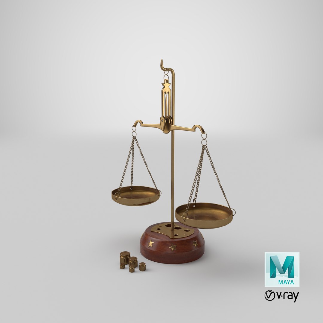 balance scales weights 3D model https://p.turbosquid.com/ts-thumb/Jy/CMENcv/ln0QDMfH/stemcell_maya_vray_render/png/1586466720/1920x1080/fit_q87/e378cde2244f2a03bfde19c6fa8fc8b5d0f07821/stemcell_maya_vray_render.jpg
