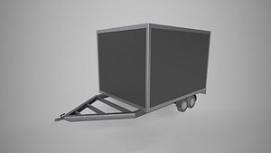 Car Trailer 3D model