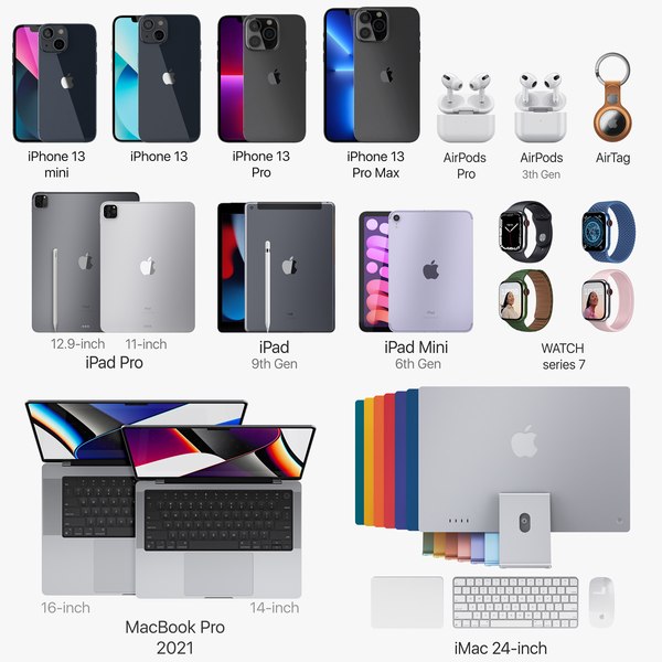 3D model Apple Electronics Collection 2022