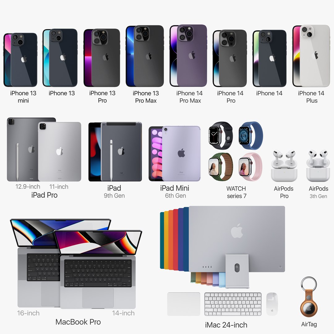 3D model Apple Electronics Collection 2022 https://p.turbosquid.com/ts-thumb/Jy/G5QPKv/Un/apple_electronics_collection_2022_01/jpg/1665402414/1920x1080/fit_q87/b13e7bfa273b81d5b2b939529ac10d2b7a05439c/apple_electronics_collection_2022_01.jpg