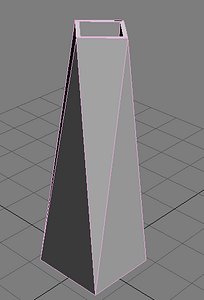 Square vase