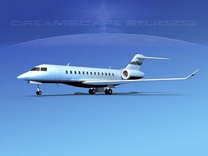 turbines bombardier global express 3d dxf