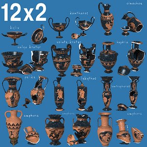 ancient ceramics 3d model