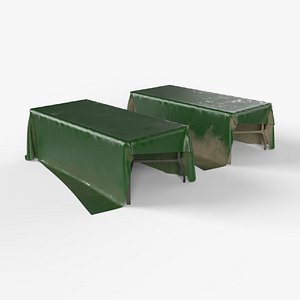 3D Covered table