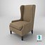 Eleganter Ohrensessel