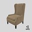 Eleganter Ohrensessel