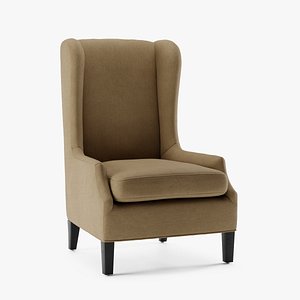 Elegant Wing Chair model