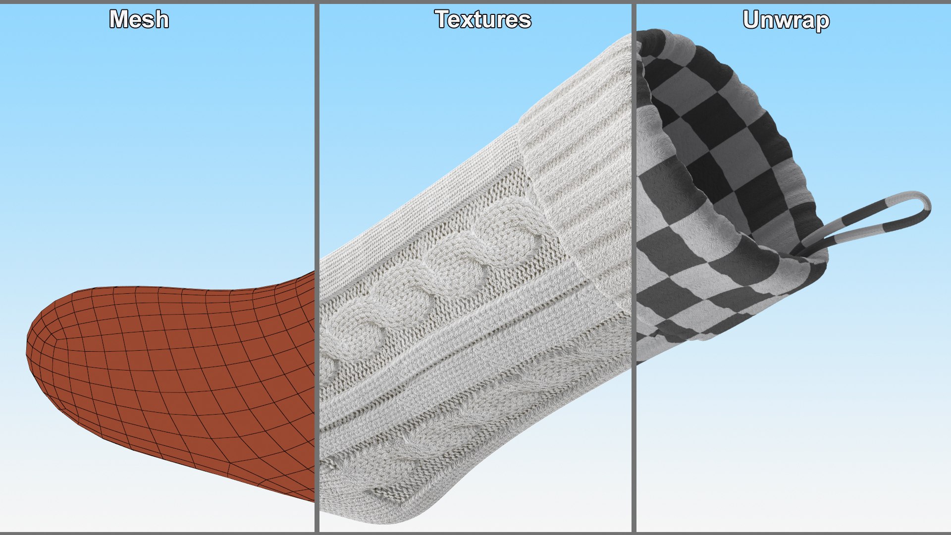Knitted Christmas Stocking in White 3D model https://p.turbosquid.com/ts-thumb/Jy/WQ4lvz/0x/knittedchristmasstockinginwhitec4dmodel010/jpg/1709675752/1920x1080/fit_q87/dea72c7c93e7b1ab062dc0ff0763c7a03c661ae4/knittedchristmasstockinginwhitec4dmodel010.jpg