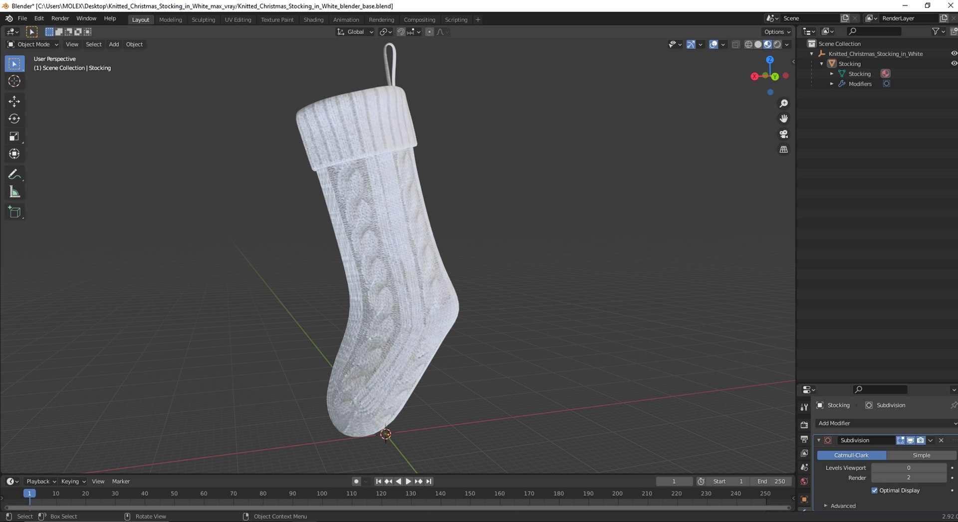 Knitted Christmas Stocking in White 3D model https://p.turbosquid.com/ts-thumb/Jy/WQ4lvz/Br/knittedchristmasstockinginwhitec4dmodel022/jpg/1709675804/1920x1080/fit_q87/44bca4f3a24ce0cf0ca94a351e0e2dfb17738471/knittedchristmasstockinginwhitec4dmodel022.jpg