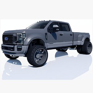 Ford F-450 Platinum Dually 2021 Lifted 3D
